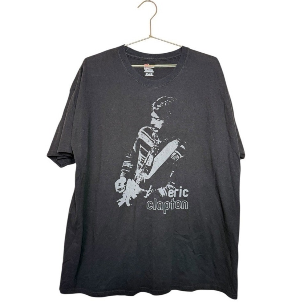 Eric Clapton World Tour 2006 2007 Graphic T-Shirt Black XL Hanes